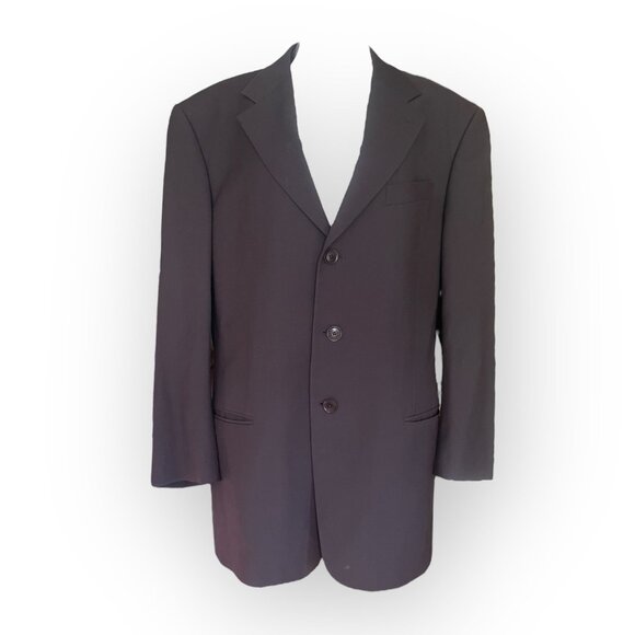 Armani Collezioni Men's Gray Wool Blazer 42R